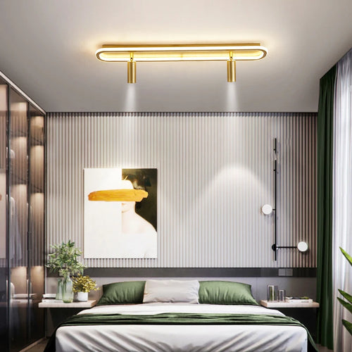 lustre led moderne pour éclairage intérieur gradation longue - vue 4 sur 18