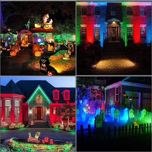 lampe de jardin led avec télécommande 16 couleurs étanche pour extérieur - vue 6 sur 6