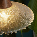 lustre suspension en laiton et verre pour décoration intérieure