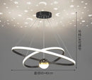 suspension design ronde en led pour décoration moderne