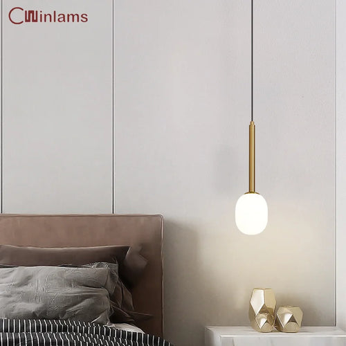 Moderne Nachttischlampe in Ei-Form für kreative Innenräume - vue 2 sur 8