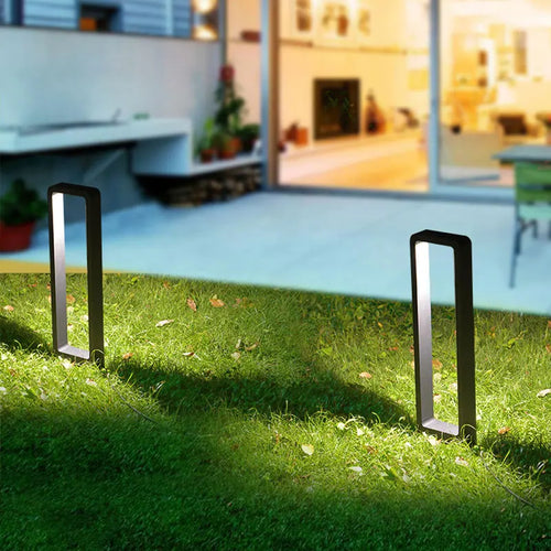 Moderne LED-Gartenleuchte aus Aluminium für Außenbereich und Landschaft - vue 3 sur 7