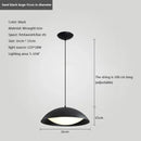 Moderne Pendelleuchte aus minimalistischem Eisen für den Innenbereich