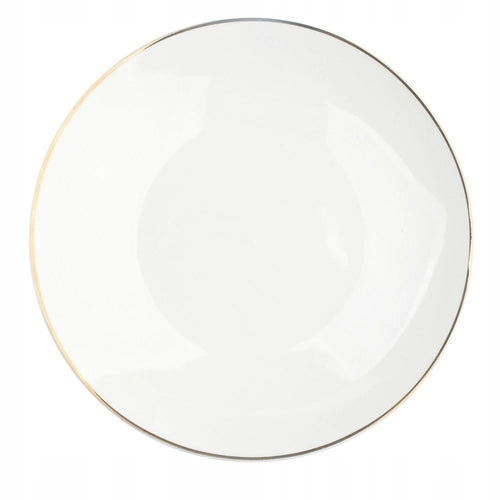 Assiette plate céramique motif cloche bordure 26cm
