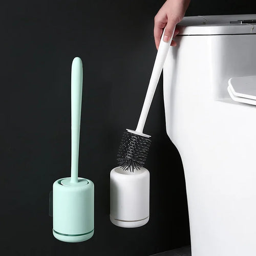 brosse wc murale avec support de rangement pratique - vue 4 sur 7