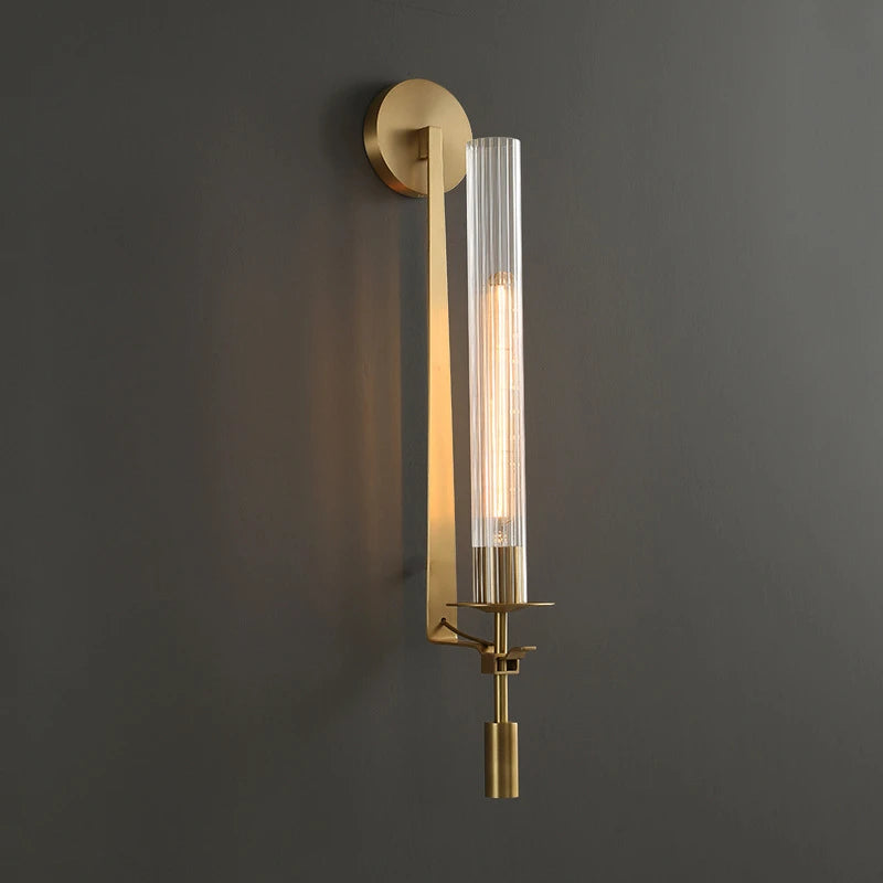 Applique murale LED modernes luminaire applique murale créative allée chambre salon décoration fond mur décor en laiton applique murale
