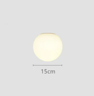 Minimalistische LED-Wandleuchte aus Glas für den Innenbereich - vue 14 sur 14