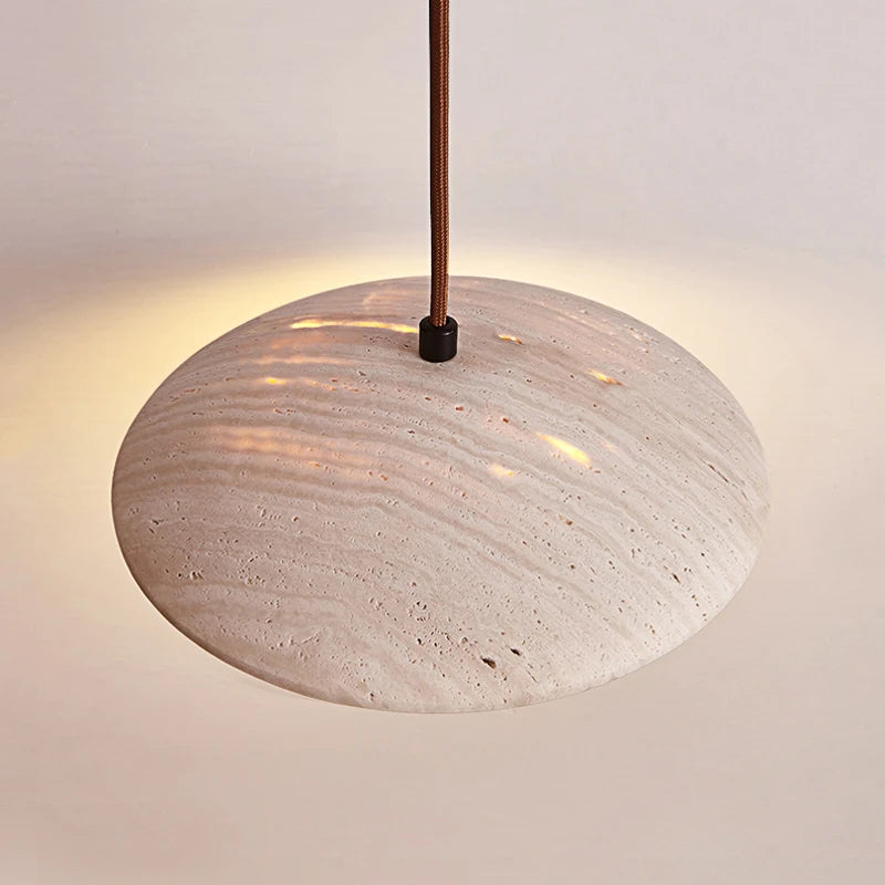 Suspension LED en pierre naturelle pour style scandinave - vue 9 sur 8