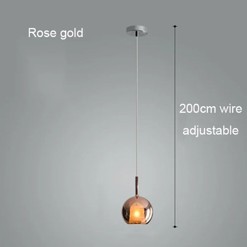 lustre moderne abat-jour en verre pour décoration intérieure