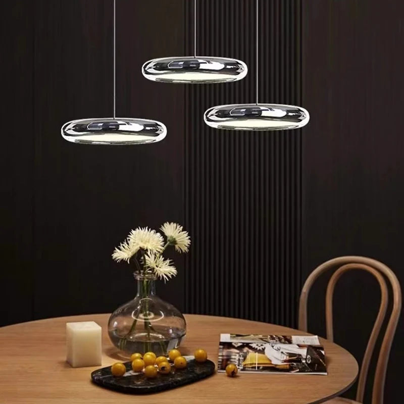 Suspension led décoratif éclairage intérieur moderne - vue 5 sur 9