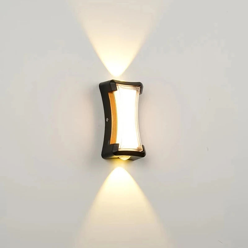 applique murale extérieure moderne étanche à led pour tous espaces - vue 6 sur 12