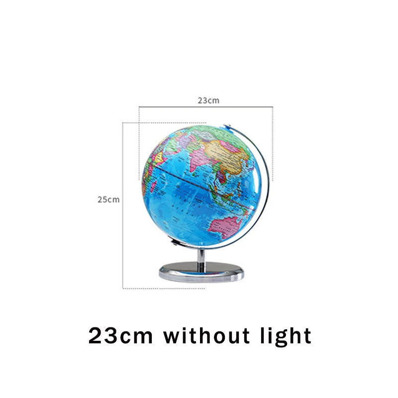 globe terrestre lumineux rotatif 360 et 720 pour enfants fournitures scolaires - vue 17 sur 18