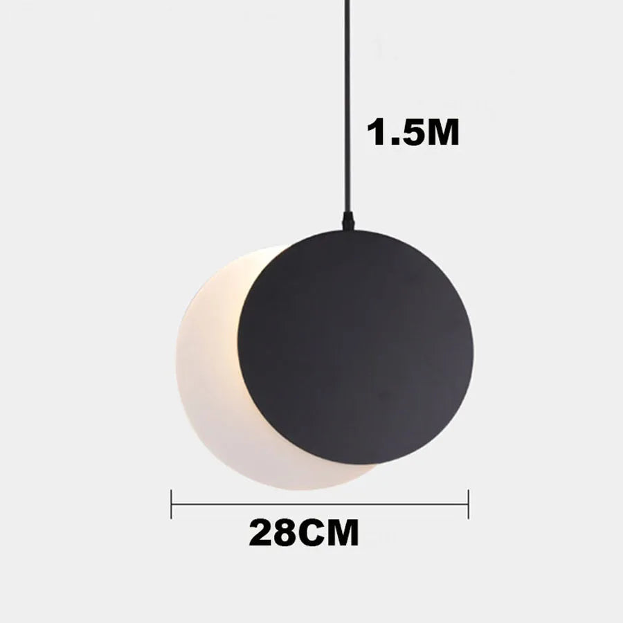 Moderne Pendelleuchte Dekorative Design-Luna für den Innenbereich - vue 10 sur 10