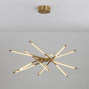 Lustre Nordique LED Lampe pour La Maison Salon Salle À Manger Cuisine Chambre Moderne Noir Or Loft Villa Luminaire Suspendu