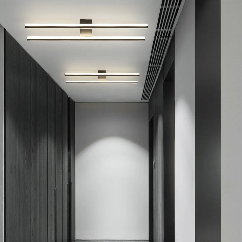 Minimalistische LED-Wandleuchte im nordischen Stil für den Innenbereich - vue 4 sur 9