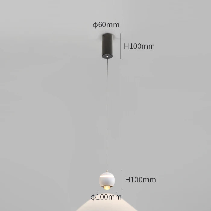 suspension moderne en forme de boule pour intérieur créatif