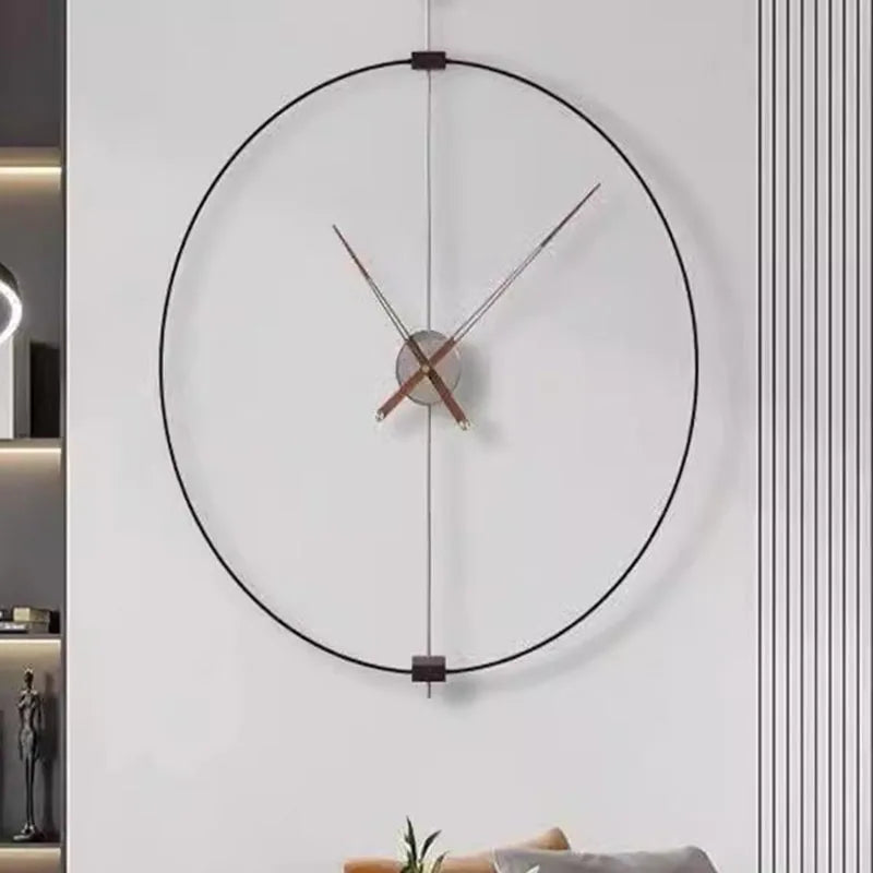 horloge murale silencieuse et esthétique pour décoration intérieure - vue 5 sur 7