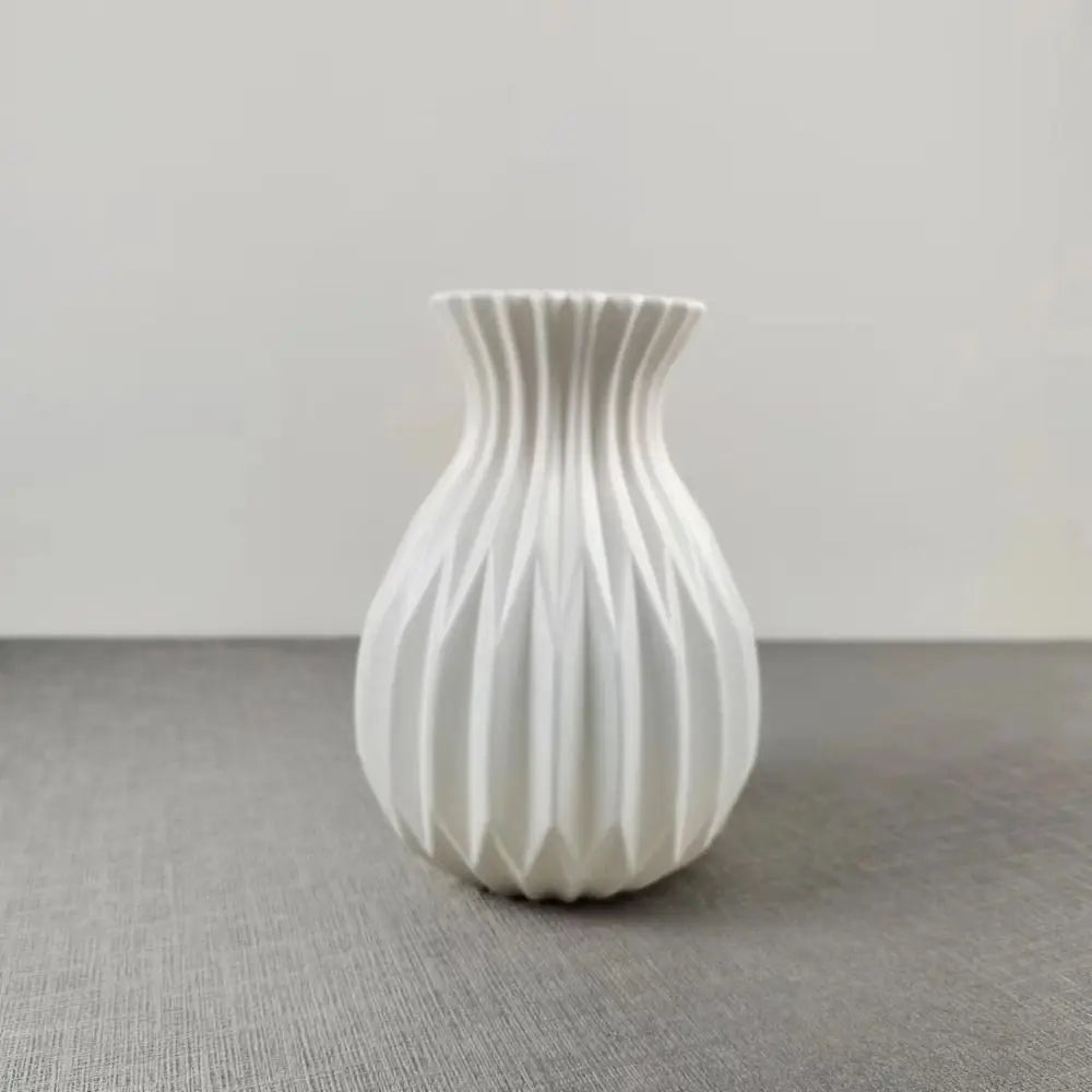 pot à fleurs moderne en plastique pour décoration nordique - vue 6 sur 9