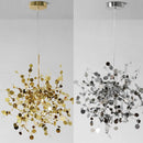 suspension design moderne en acier inoxydable pour intérieur