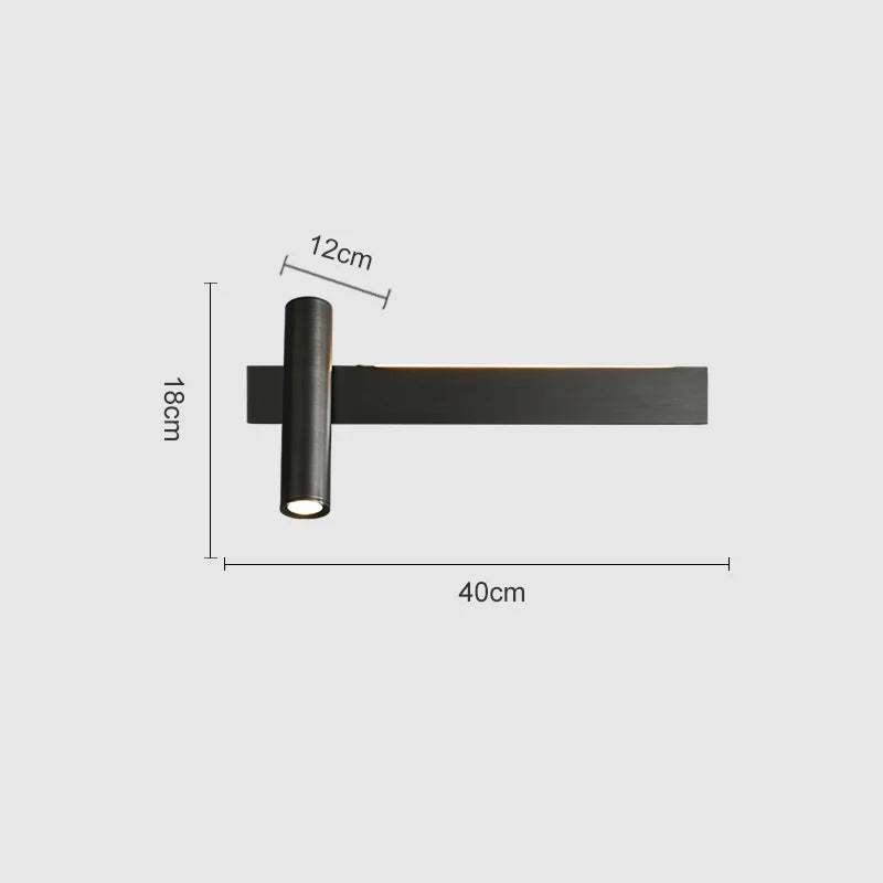 applique murale minimaliste en cuivre design moderne et créatif - vue 10 sur 13