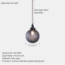 suspension en verre design moderne style loft nordique décoratif