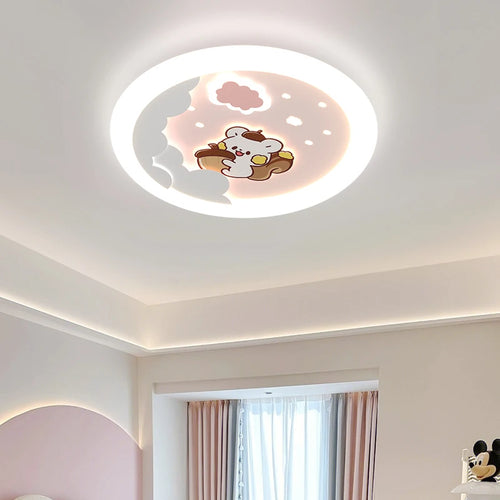 Plafonnier Astronaut für das Kinderzimmer, verspieltes und sicheres Design - vue 2 sur 7