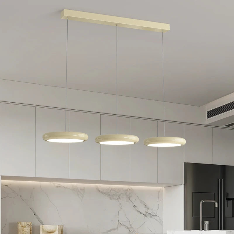 plafonnier led moderne pour île de cuisine et bar intérieur - vue 5 sur 10