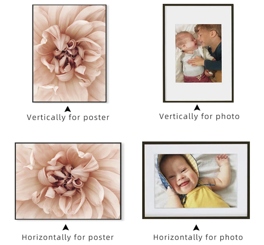 cadre photo en aluminium pour décoration murale intérieure - vue 6 sur 8