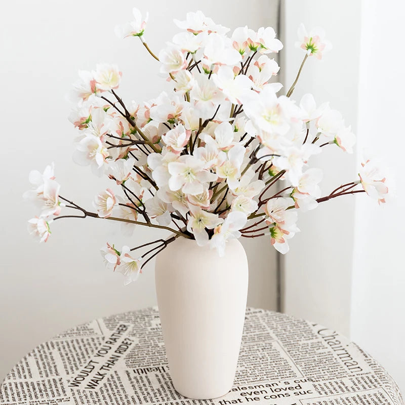 lot de 3 fleurs artificielles en soie pour mariage et décoration intérieure - vue 5 sur 8