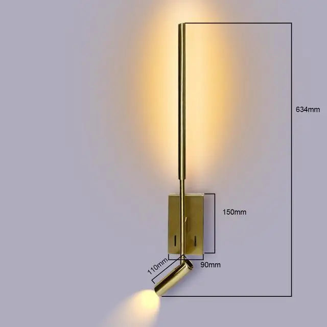 applique led moderne pour décoration canapé - vue 9 sur 9