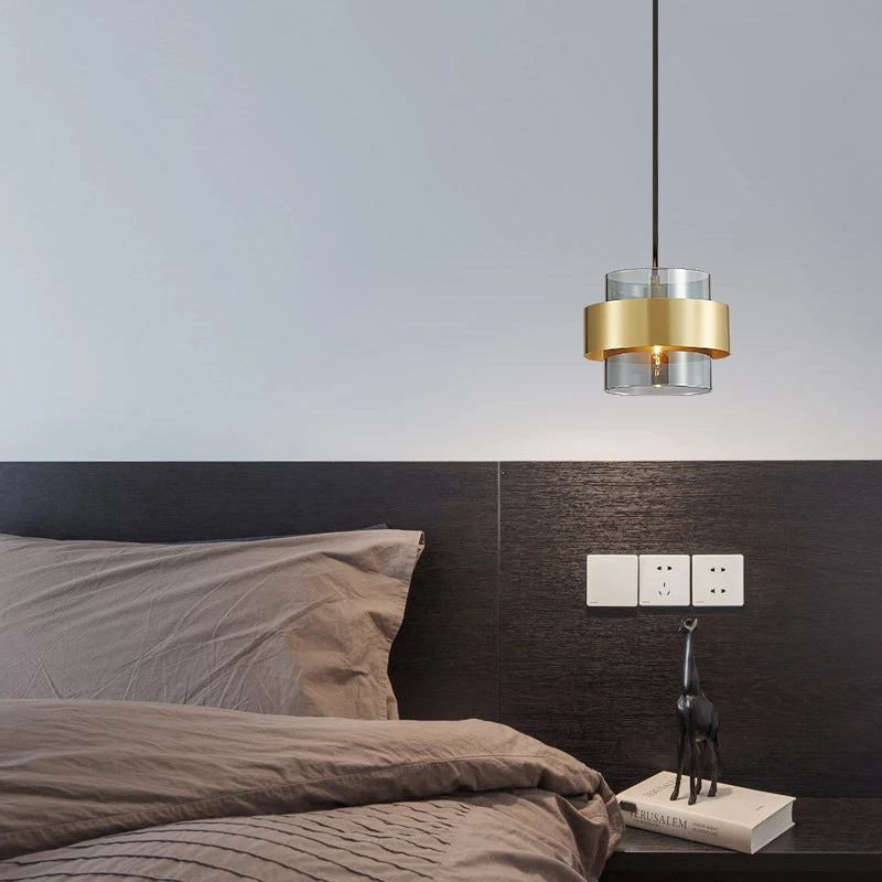suspension moderne en verre pour décoration intérieure élégante - vue 4 sur 8