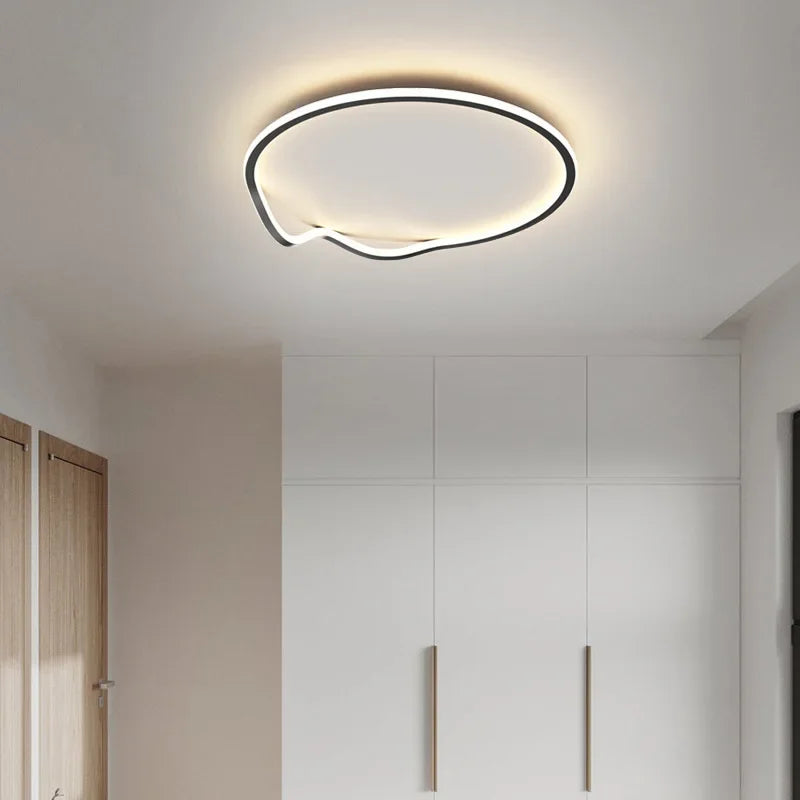 plafonnier led design nordique simple créatif décoratif intérieur - vue 7 sur 10