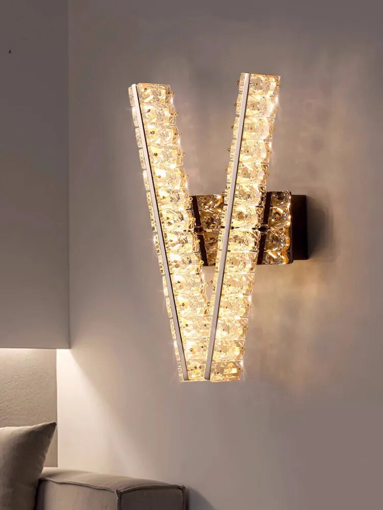 Applique murale en cristal de luxe - vue 3 sur 9