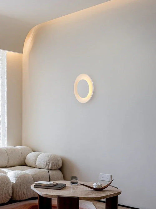 applique murale en plâtre minimaliste design moderne luminaire LED créatif