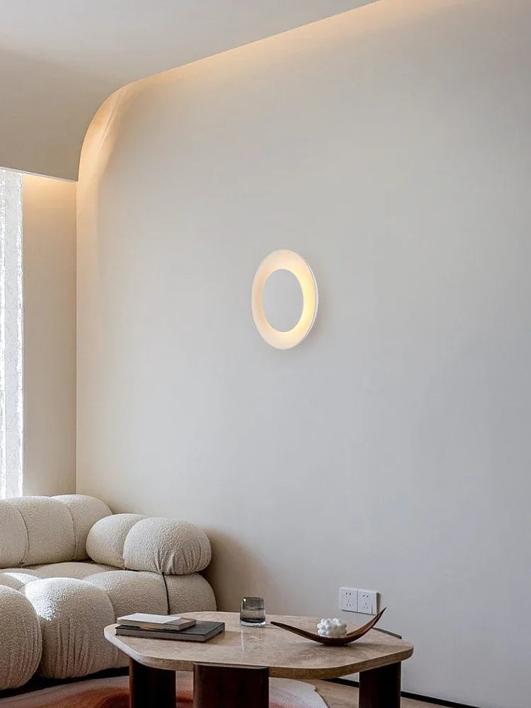 applique murale en plâtre design led moderne minimaliste créative