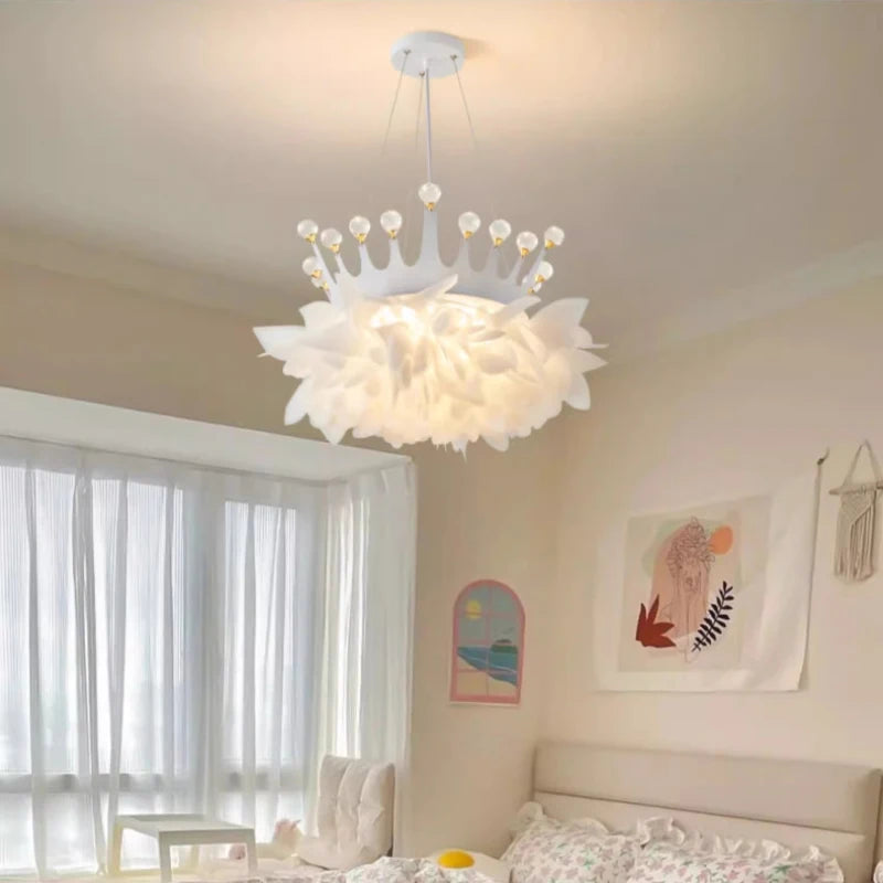 lustre romantique en cristal pour une décoration moderne - vue 2 sur 17