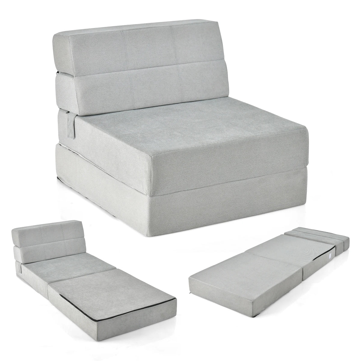 3 in 1 folding sofa bed, folding mattress, foam extra thick (15cm), sofa bed, floor mattress, folding mattress, guest mattress