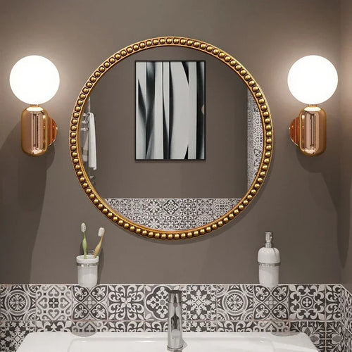 miroirs décoratifs ovales en macramé pour décoration murale - vue 4 sur 13