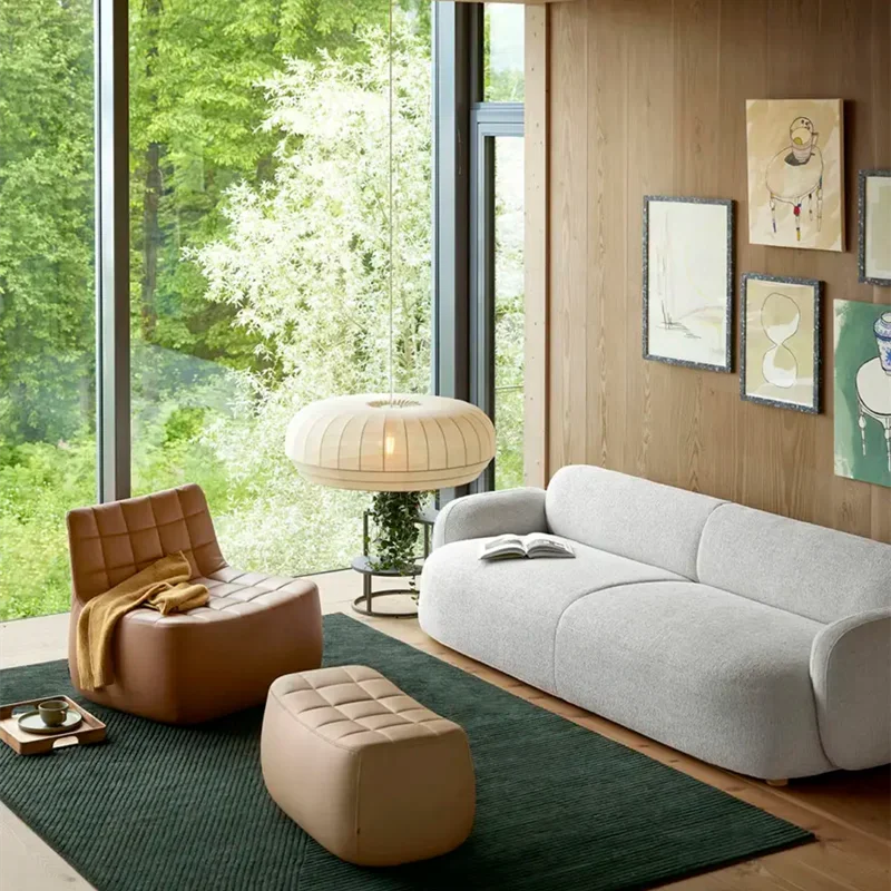 suspension en tissu minimaliste pour un éclairage créatif intérieur - vue 6 sur 9