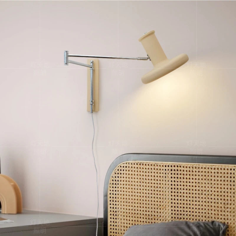 applique murale led créative à bras long pour intérieur - vue 4 sur 7