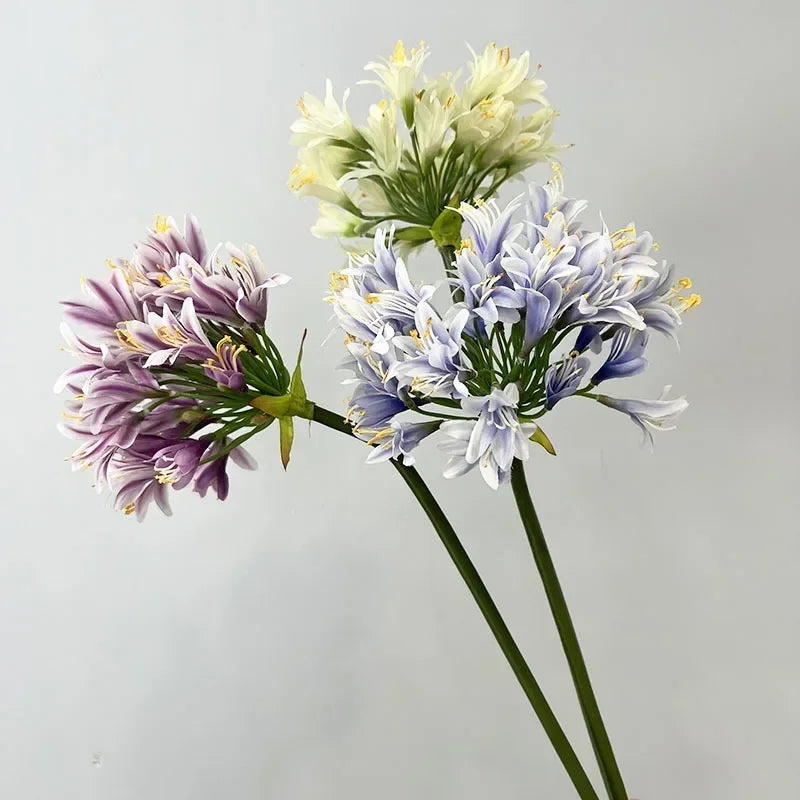 lot de 2 fleurs en soie pour décoration intérieure moderne - vue 7 sur 9