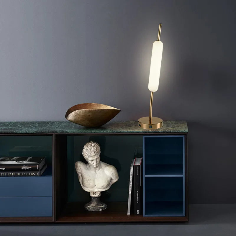 Lampe sur pied nordique à 3 têtes en forme d'oreille de blé - vue 4 sur 8