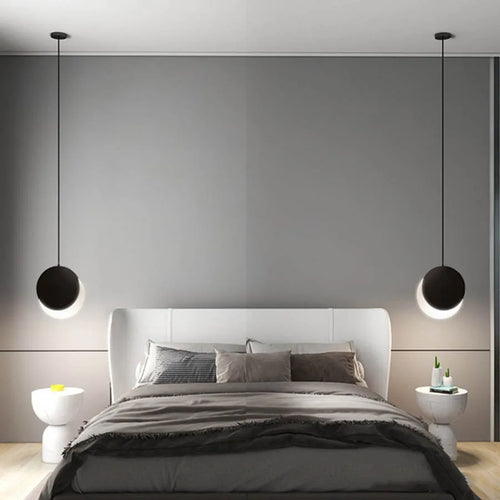 Moderne Pendelleuchte Dekorative Design-Luna für den Innenbereich - vue 6 sur 10