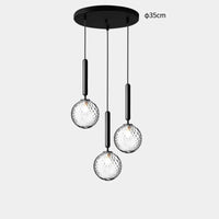 Moderner Glas-Kronleuchter für elegante Innendekoration