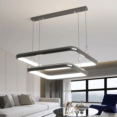 Lustre LED Chrome Perle Suspension