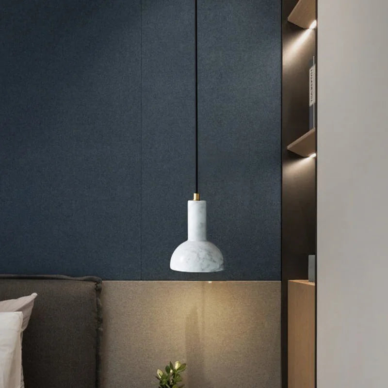 suspension nordique italienne en marbre décorative d'intérieur - vue 4 sur 8