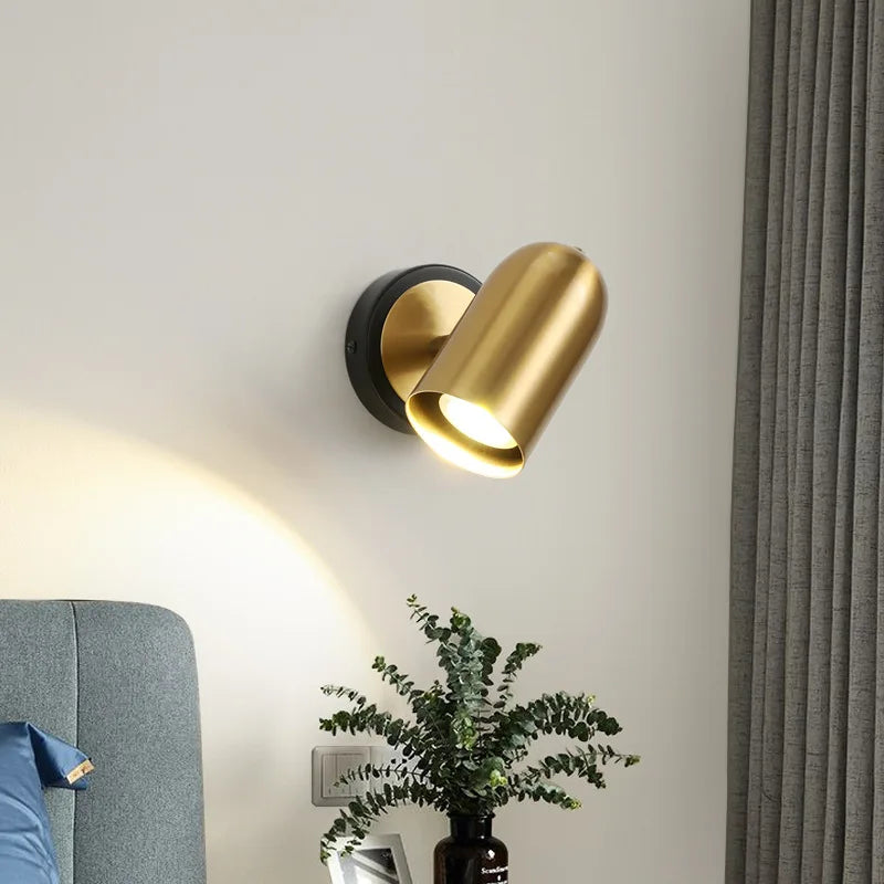 applique murale led nordique moderne angle réglable luminaire décoratif d'intérieur - vue 2 sur 9