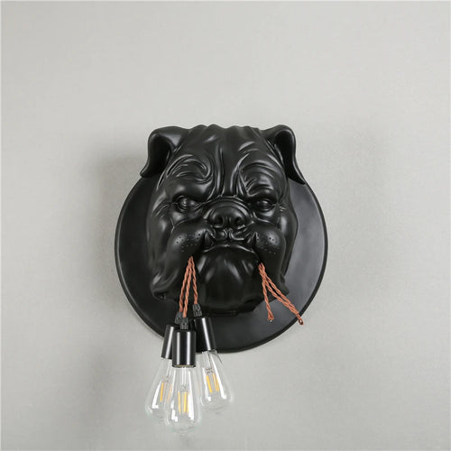 applique murale moderne en résine de gorille art déco led vintage