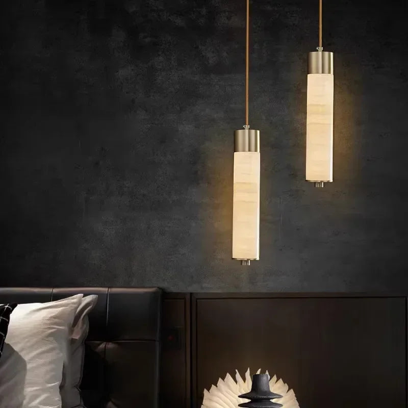 lustre en marbre nordique moderne pour décoration intérieure - vue 4 sur 7