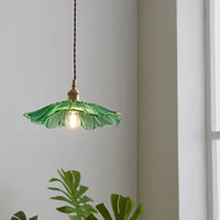 suspension rétro en verre pour décoration intérieure élégante